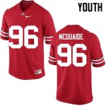 NCAA Ohio State Buckeyes Youth #96 Jake McQuaide Red Nike Football College Jersey SKR2645MY